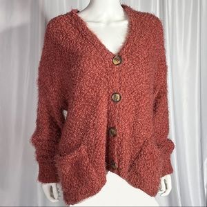 POL Oversized Pink Sweater